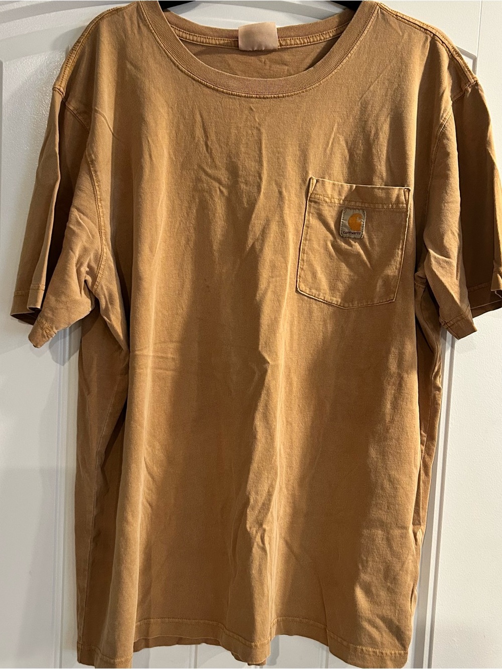 Men’s Carhartt Short-Sleeve Pocket T-Shirt in Brown
